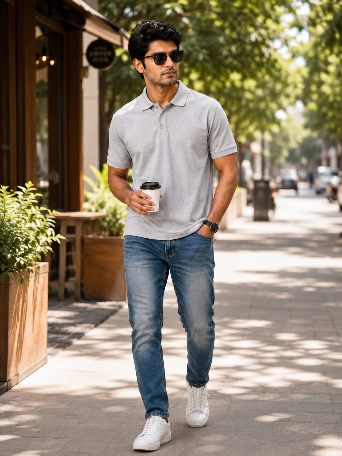 Cotton Polo – 220 GSM Airtex | Classic Fit