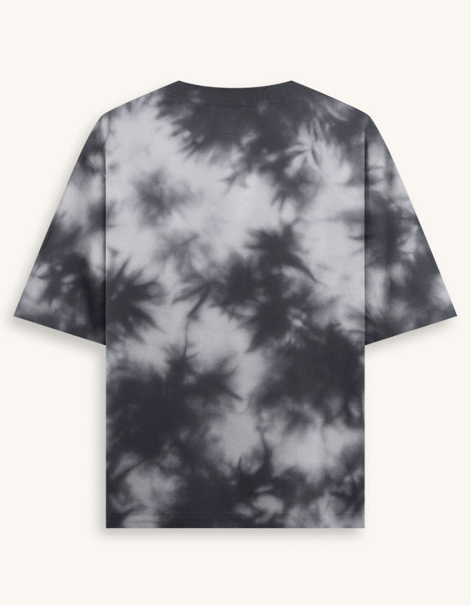Tie-Dye Oversized Tee – 260 GSM Cotton-Poly Blend