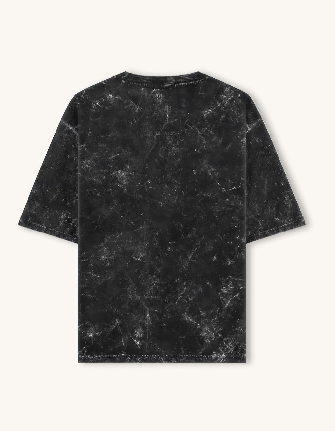 Acid-Wash Oversized Tee – 240 GSM Cotton