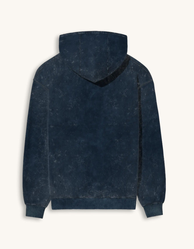 Acid-Wash Oversized Hoodie – 300 GSM Heavyweight Fleece