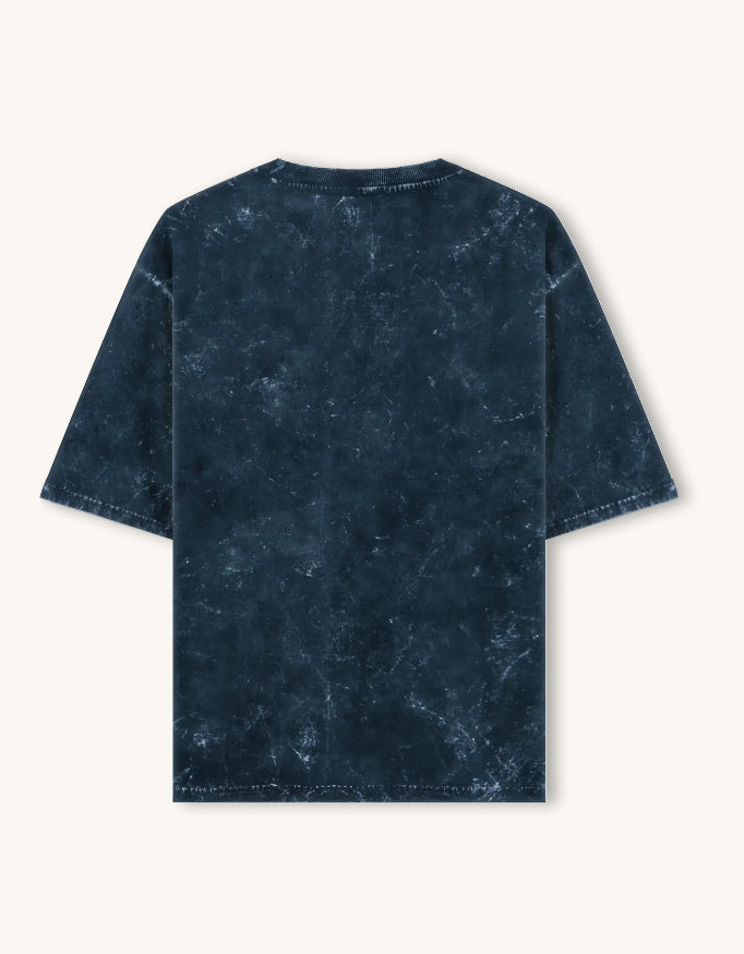 Acid-Wash Oversized Tee – 240 GSM Cotton