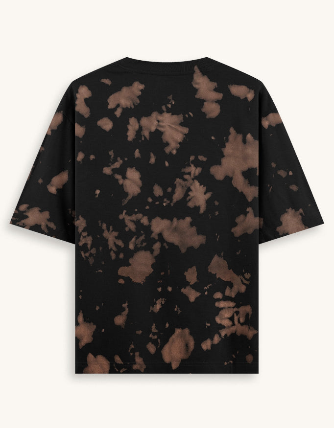 Tie-Dye Oversized Tee – 260 GSM Cotton-Poly Blend
