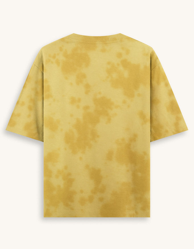 Tie-Dye Oversized Tee – 260 GSM Cotton-Poly Blend