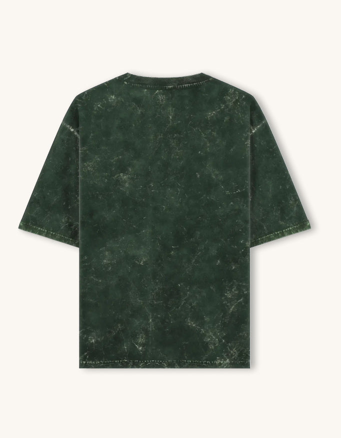 Acid-Wash Oversized Tee – 240 GSM Cotton