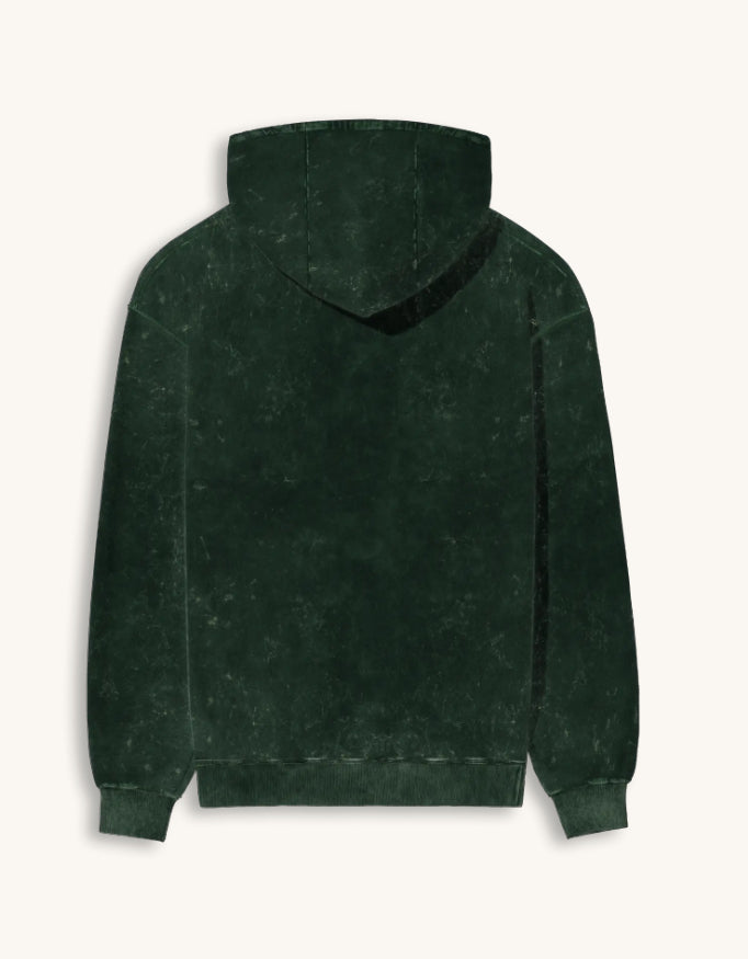 Acid-Wash Oversized Hoodie – 300 GSM Heavyweight Fleece