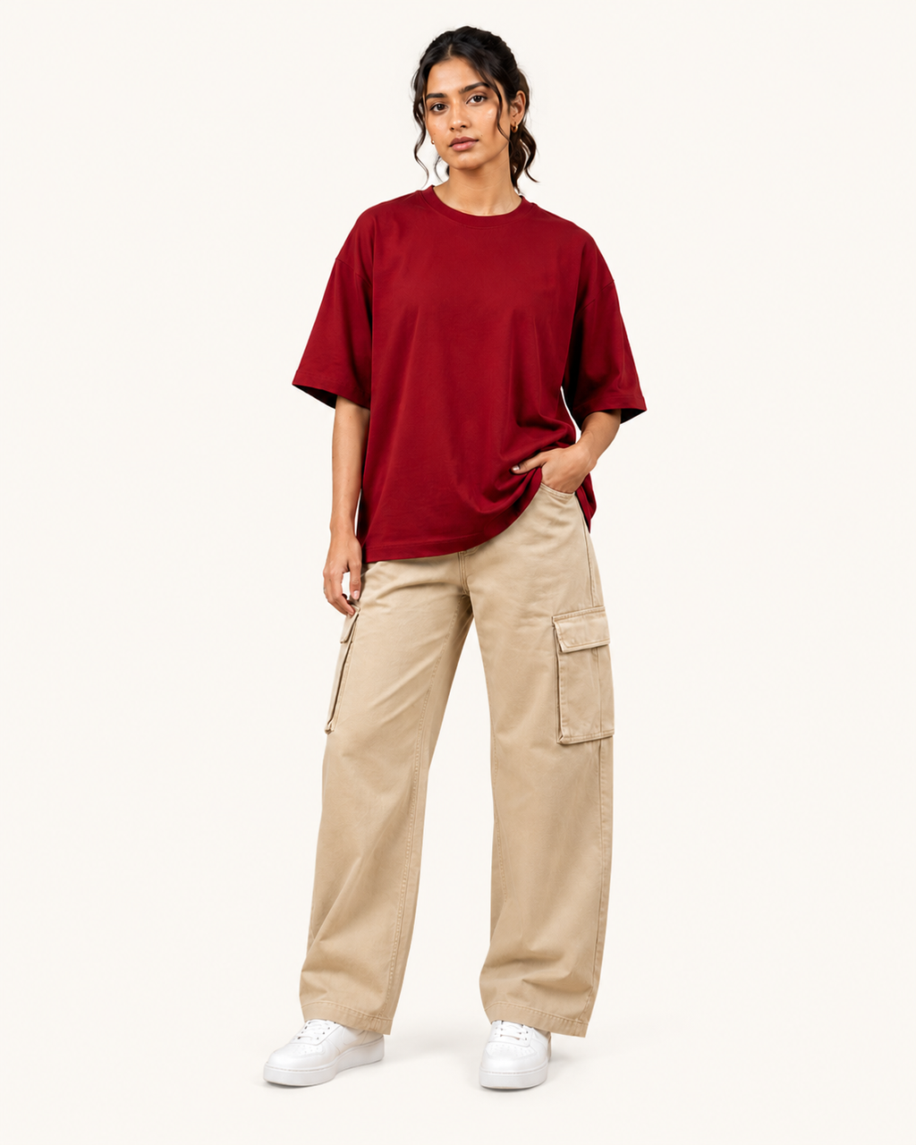 Unisex Terry Oversized Tee – 260 GSM French Terry