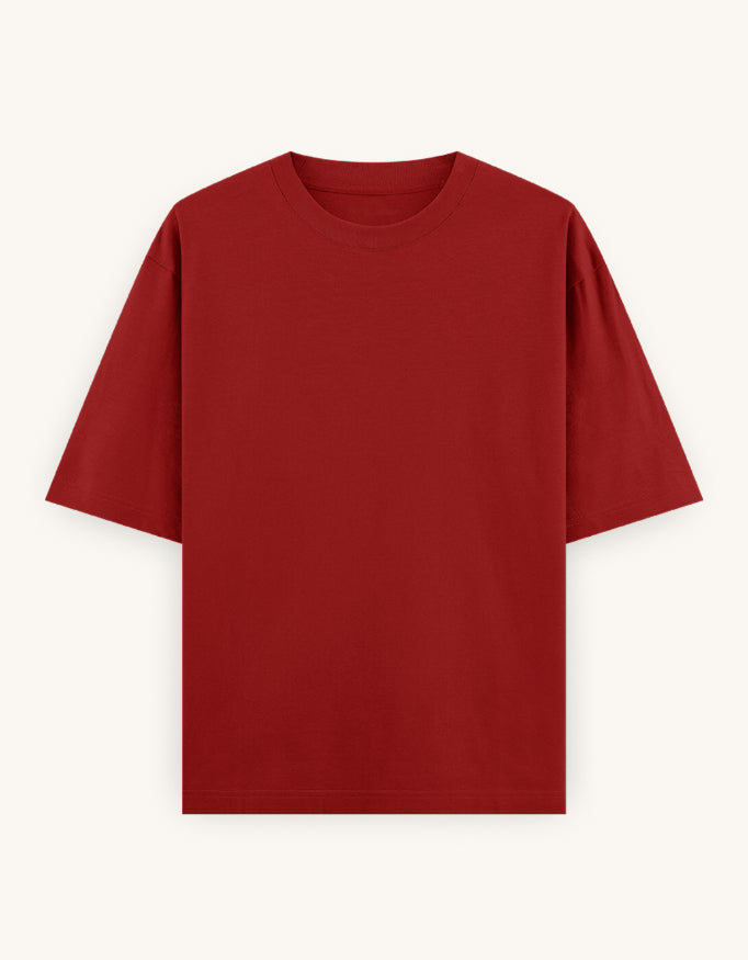 Unisex Oversized Heavyweight Cotton Tee – 240 GSM | Signature Fit