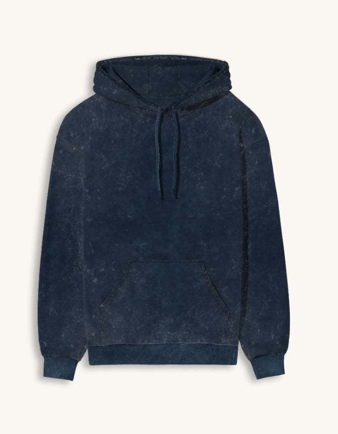 Acid-Wash Oversized Hoodie – 300 GSM Heavyweight Fleece