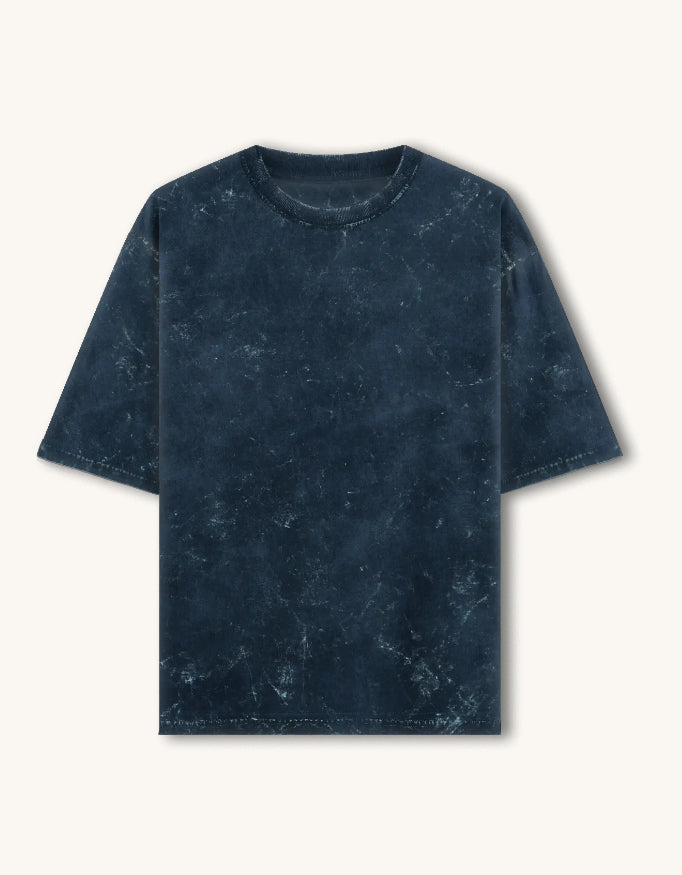 Acid-Wash Oversized Tee – 240 GSM Cotton