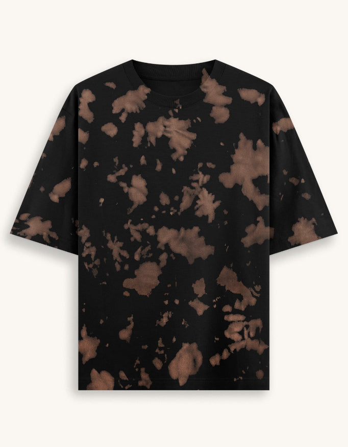 Tie-Dye Oversized Tee – 260 GSM Cotton-Poly Blend