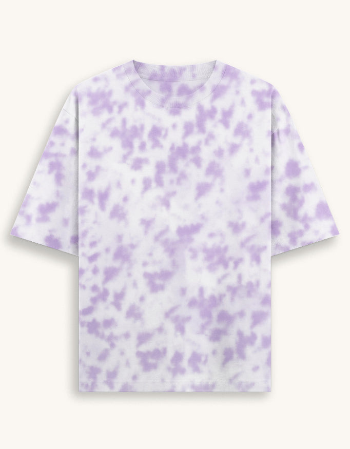 Tie-Dye Oversized Tee – 260 GSM Cotton-Poly Blend