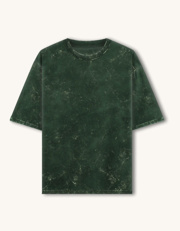 Acid-Wash Oversized Tee – 240 GSM Cotton