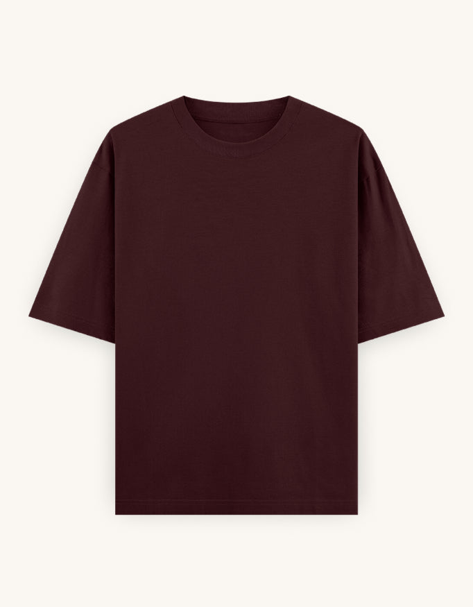 Unisex Oversized Heavyweight Cotton Tee – 240 GSM | Signature Fit